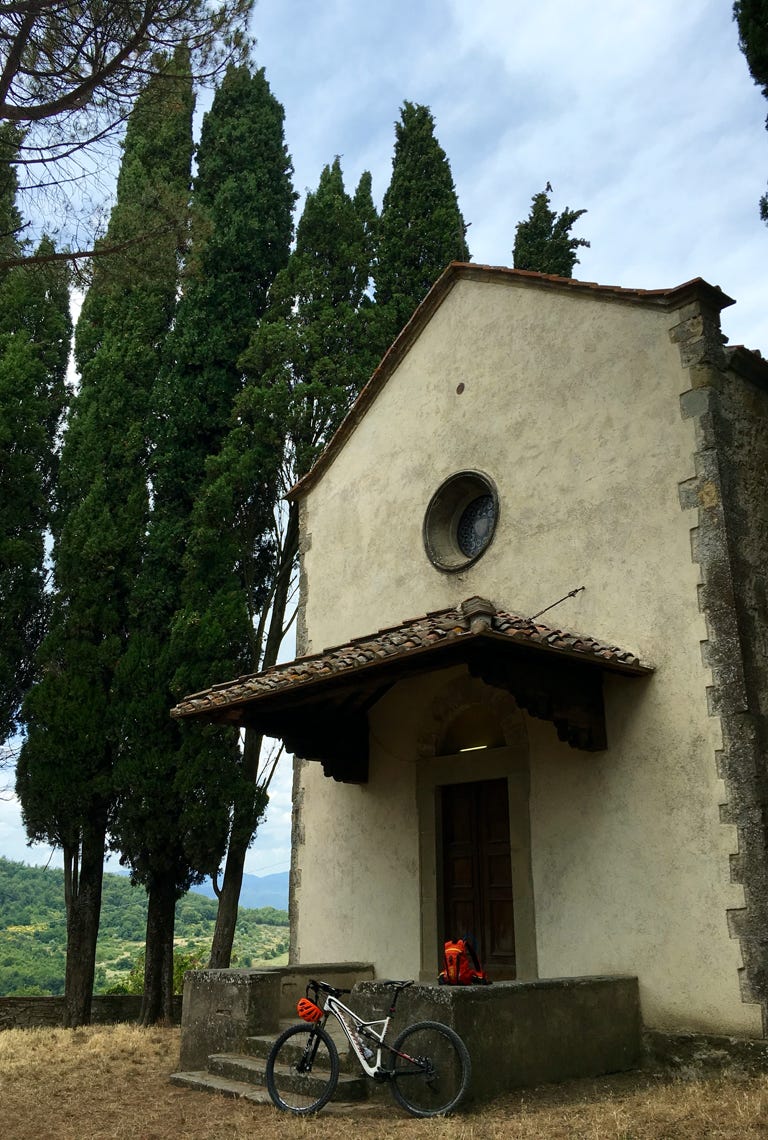 chapel near Trebbio castle, Mugello, Tuscany